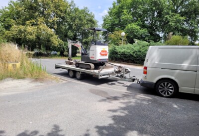 Location Remorque porte voiture Plus de 750kg Autre à Louchats
