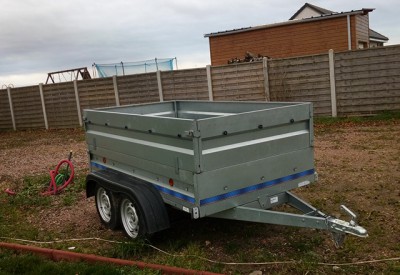 Location Remorque 2 essieux robuste à Doudeville