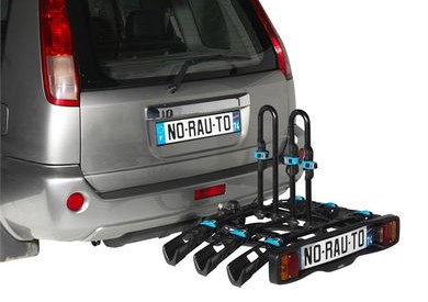 Location Porte-vélos d’attelage plate-forme norauto rapidbike 3p pour 3 vélos à Carquefou
