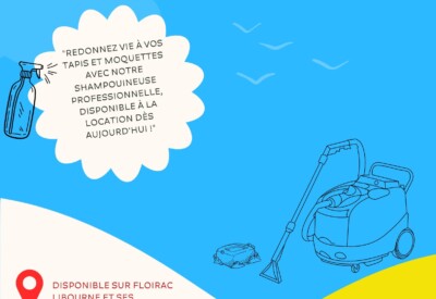 Location Shampouineuse Karcher à Floirac