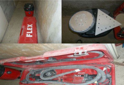 Location Ponceuse girafe + 2 têtes + aspirateur flex s36 à Dreux