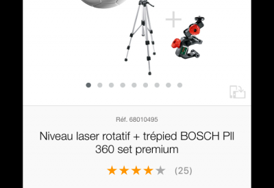 Location Laser + trépied à Hyères