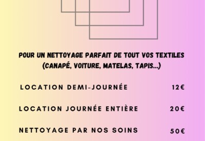 Location Shampouineuse Bissell à Cerizay