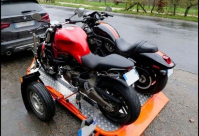 Location Remorque porte moto Plus de 750kg Autre à Dunkerque