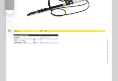 Location Accessoires Karcher – lance télescopique Karcher à Bordeaux