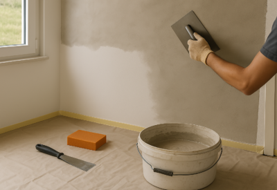 Quel outil pour appliquer une peinture effet béton ?