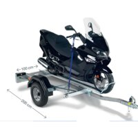 Location Remorque porte moto Moins de 750kg Autre à Lugos